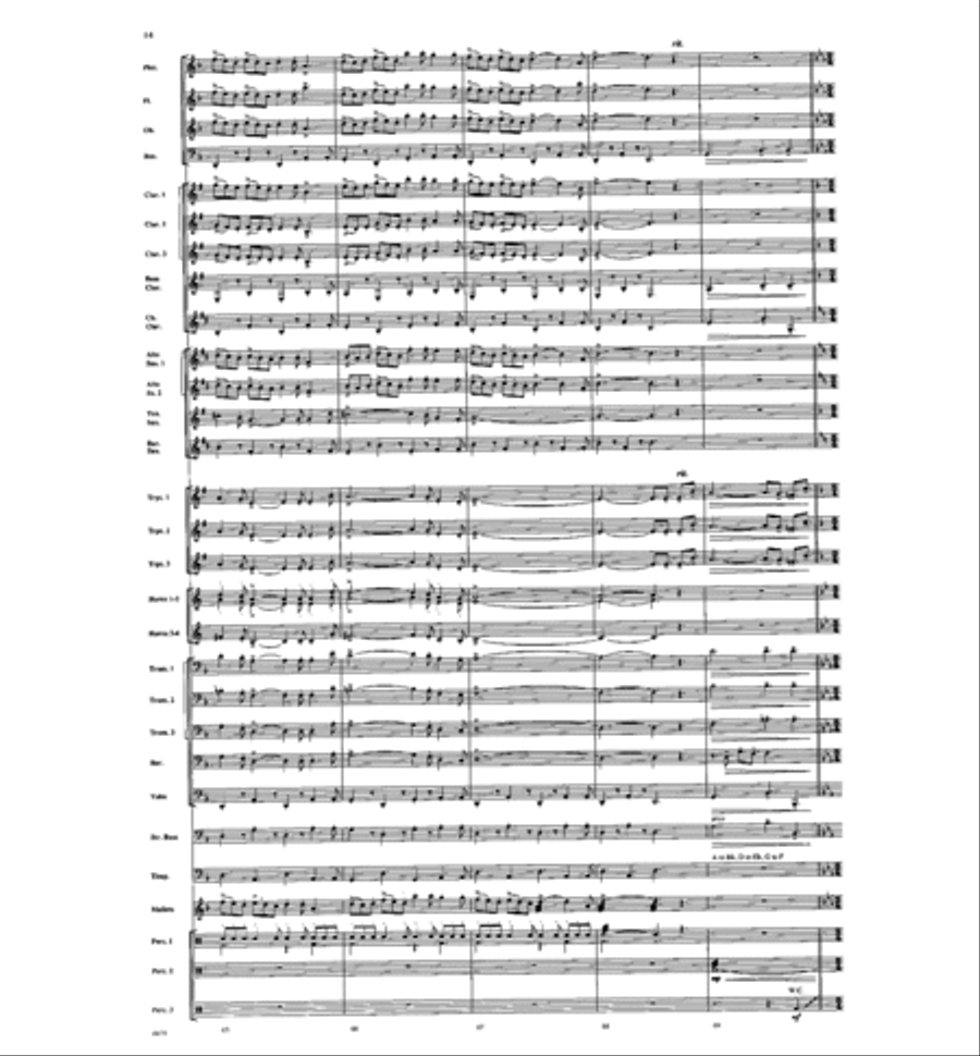 American Folk Fantasia American Folk Fantasia Concert Band scores gallery preview page 15