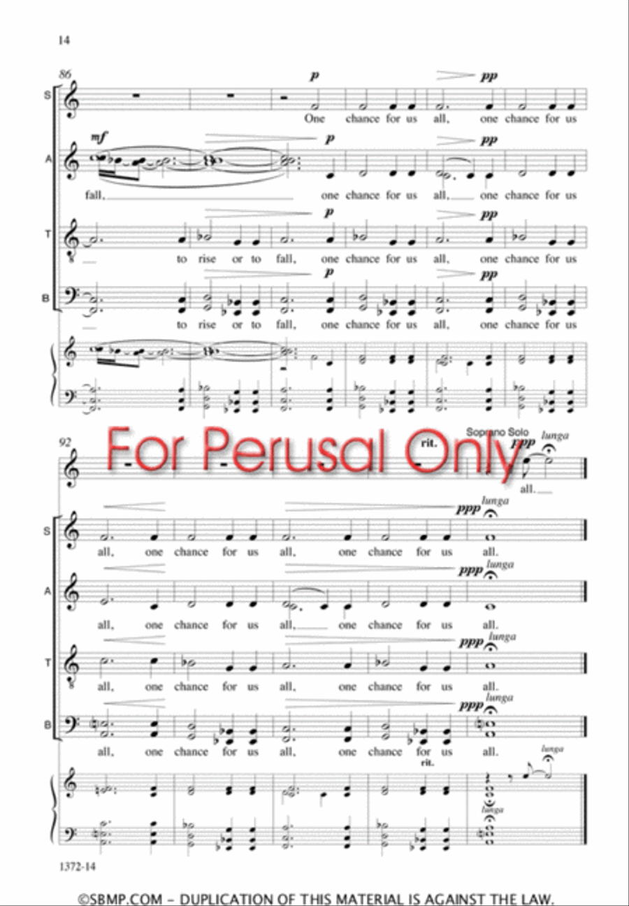 Infinity - SATB divisi Octavo Divisi scores gallery preview page 13