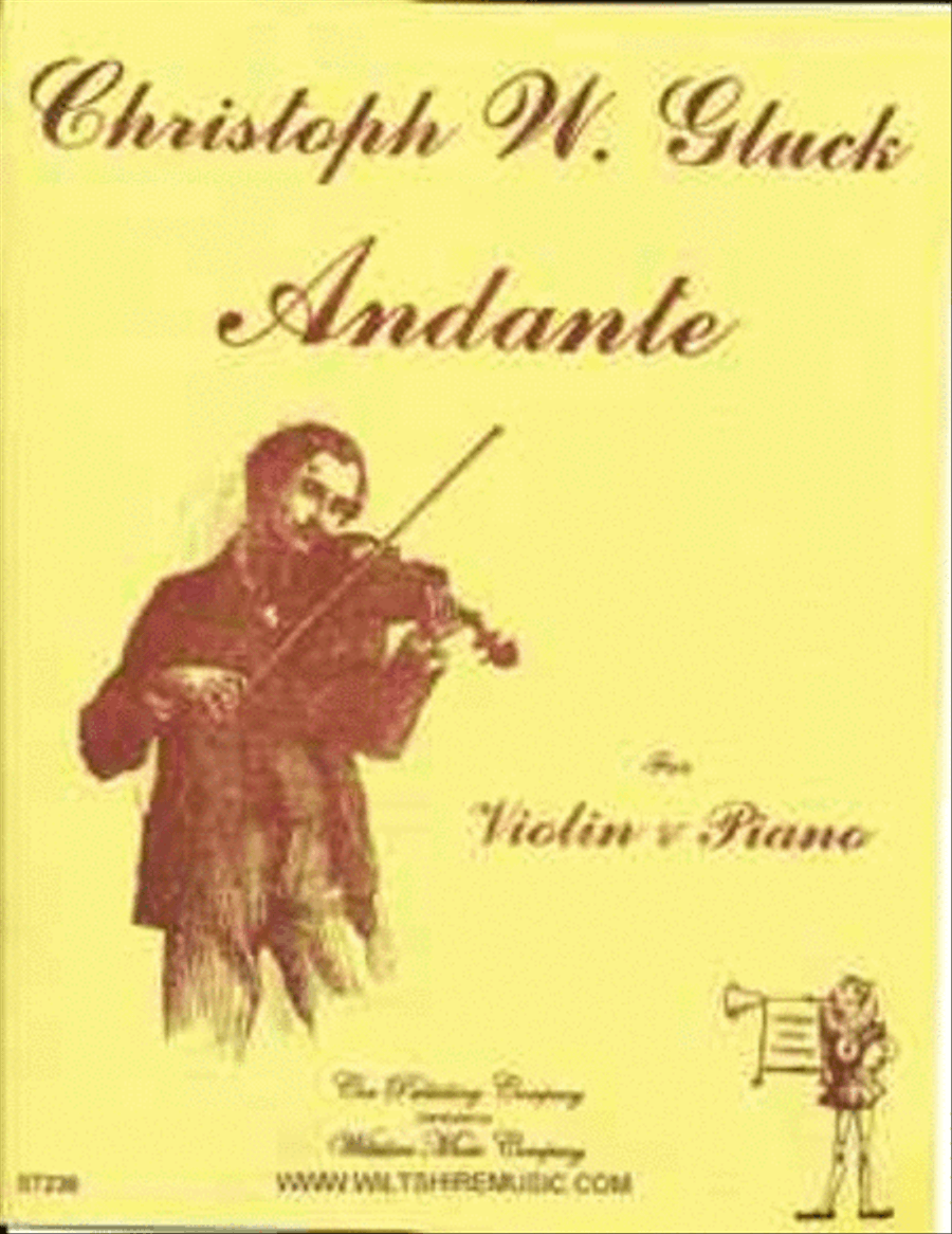 Andante Violin Solo scores gallery preview page 1