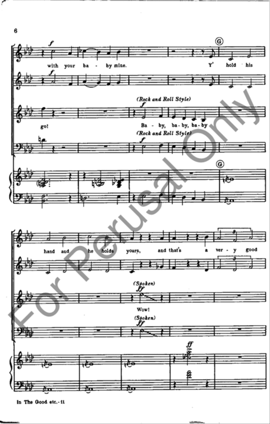 In The Good Old Summertime 4-Part scores gallery preview page 6