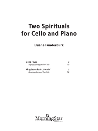 Two Spirituals for Cello and Piano