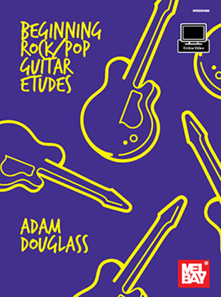 Book cover for Beginning Rock/Pop Guitar Etudes