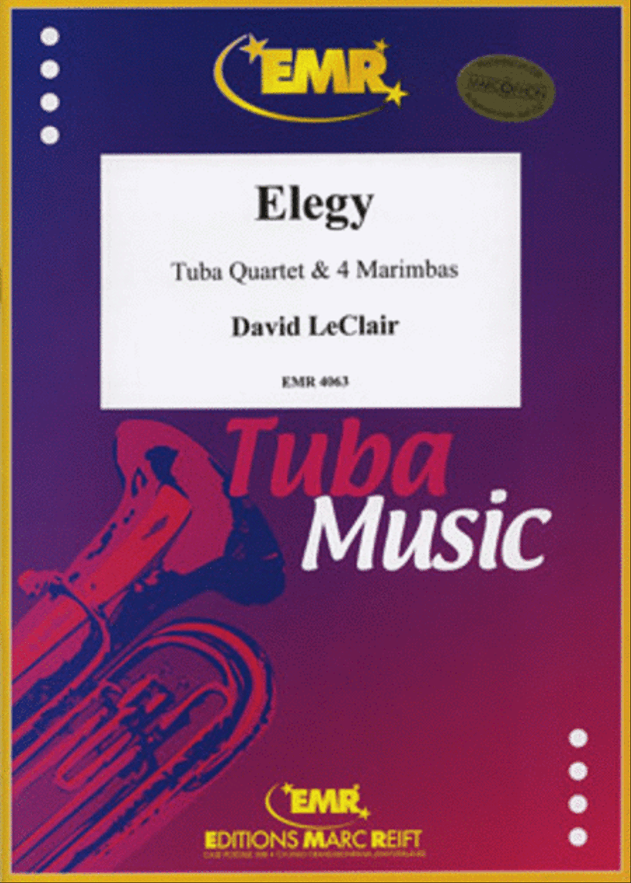 Elegy Elegy Tuba Quartet scores gallery preview page 1