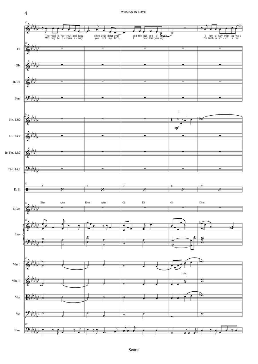 Woman In Love Full Orchestra scores gallery preview page 4