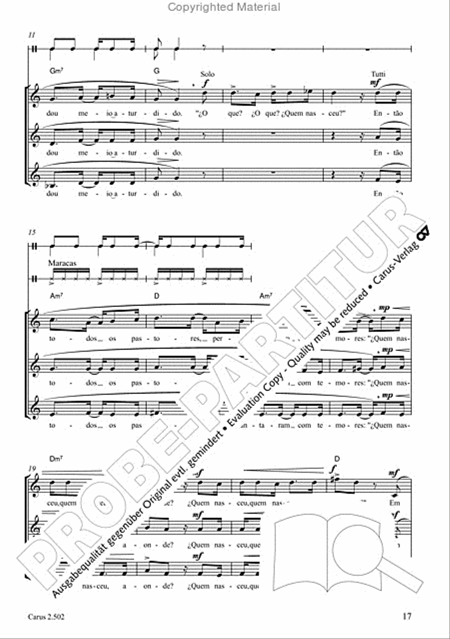 Makumbebe II. Latin American Choral Repertoire. Carmina mundi. Music + CD Choir scores gallery preview page 18