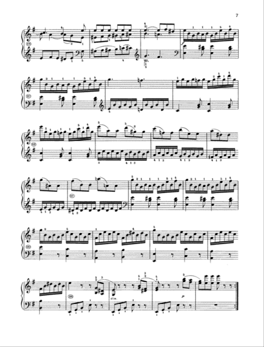 Sonata E minor, Hob. XVI:34 Piano Solo scores gallery preview page 5
