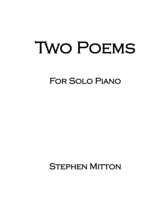 Two Poems for Solo Piano