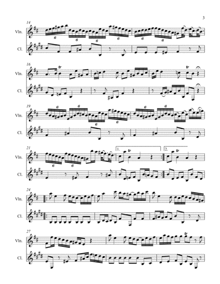 Duet Sonata #8 Movement 2 Allegro non molto