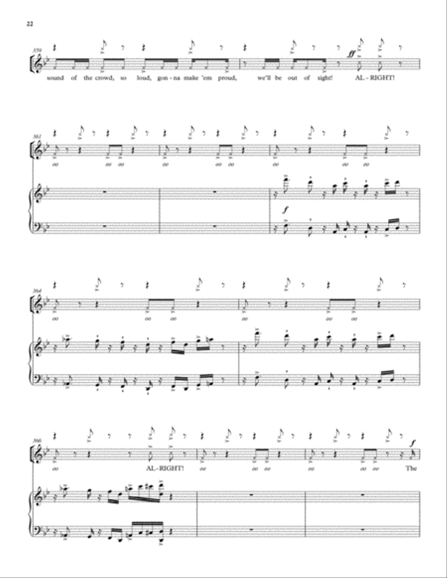 A Sporting Chance Unison Choir scores gallery preview page 8