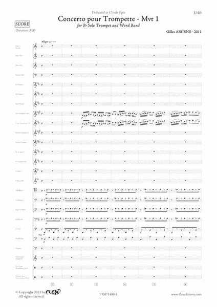 Concerto for Trumpet - Mvt 1 image number null