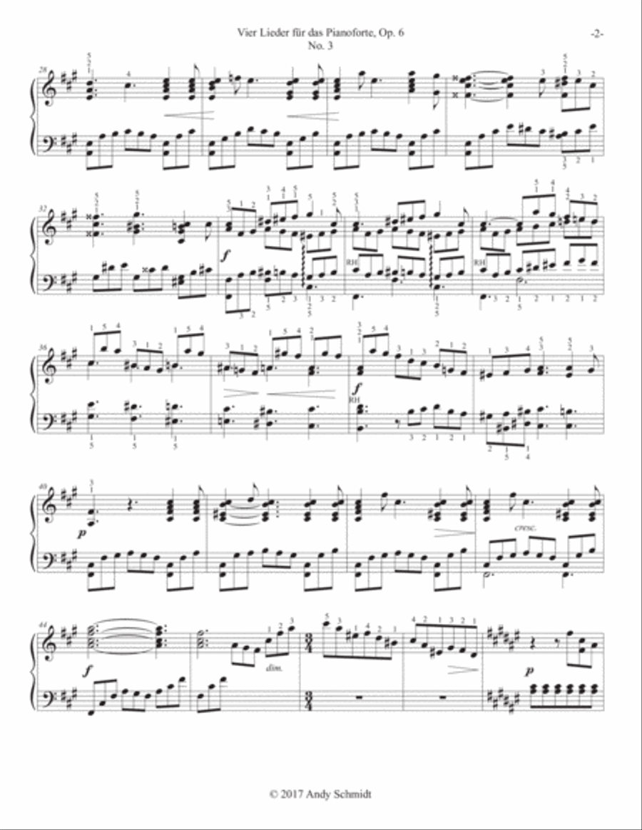 Andante cantabile Piano Solo scores gallery preview page 2