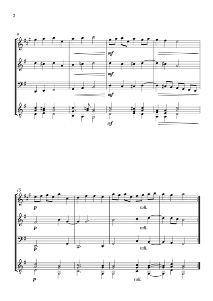 Christ the Lord is Risen Today Clarinet scores gallery preview page 2