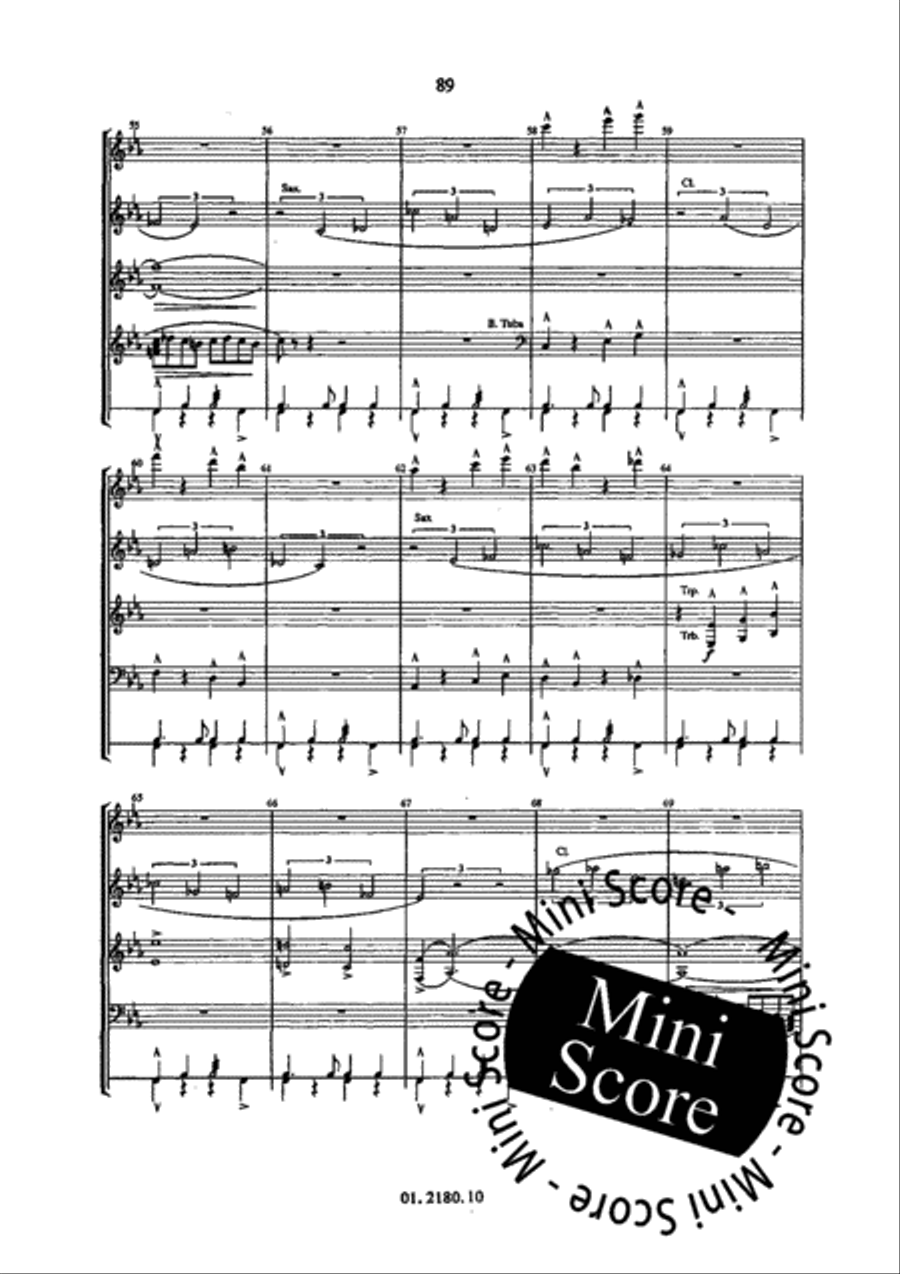 Brazilian Suite Brazilian Suite Concert Band scores gallery preview page 95