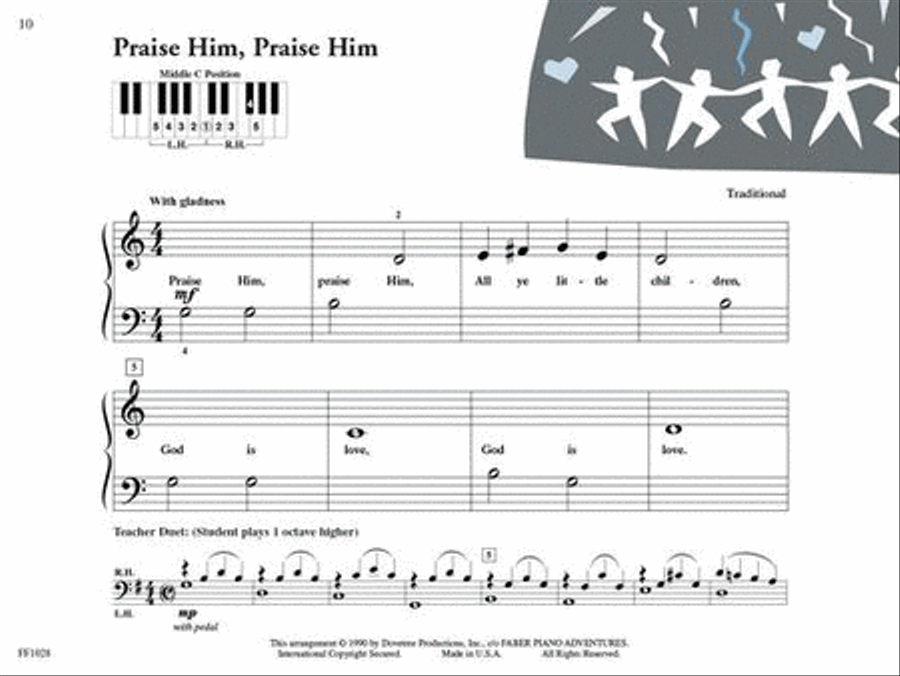 PreTime® Piano Hymns Piano Method scores gallery preview page 4