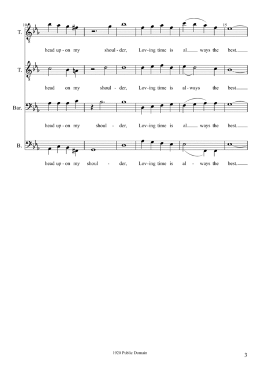 Whispering TTBB scores gallery preview page 3