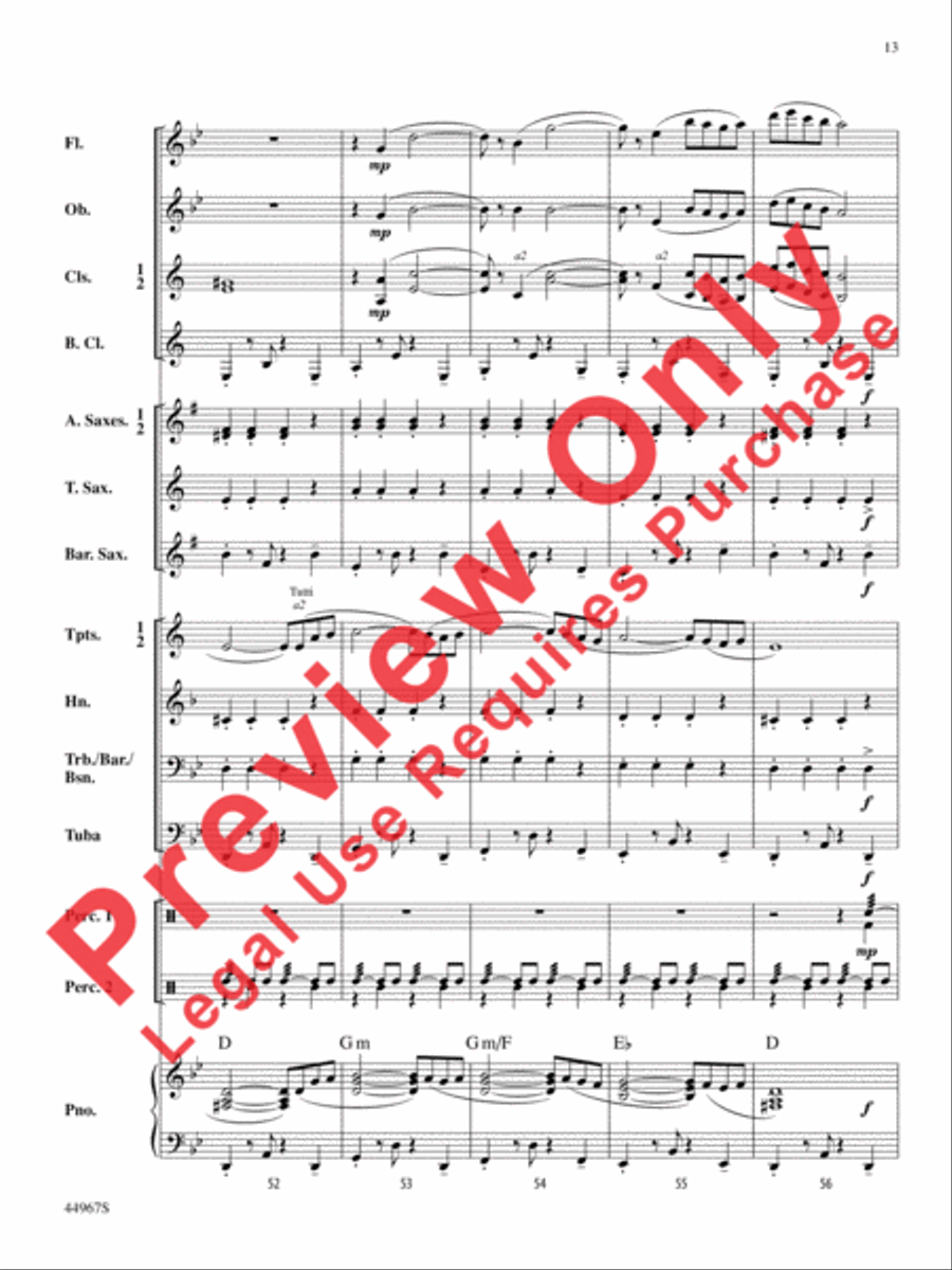 Tango Argentina Concert Band scores gallery preview page 30