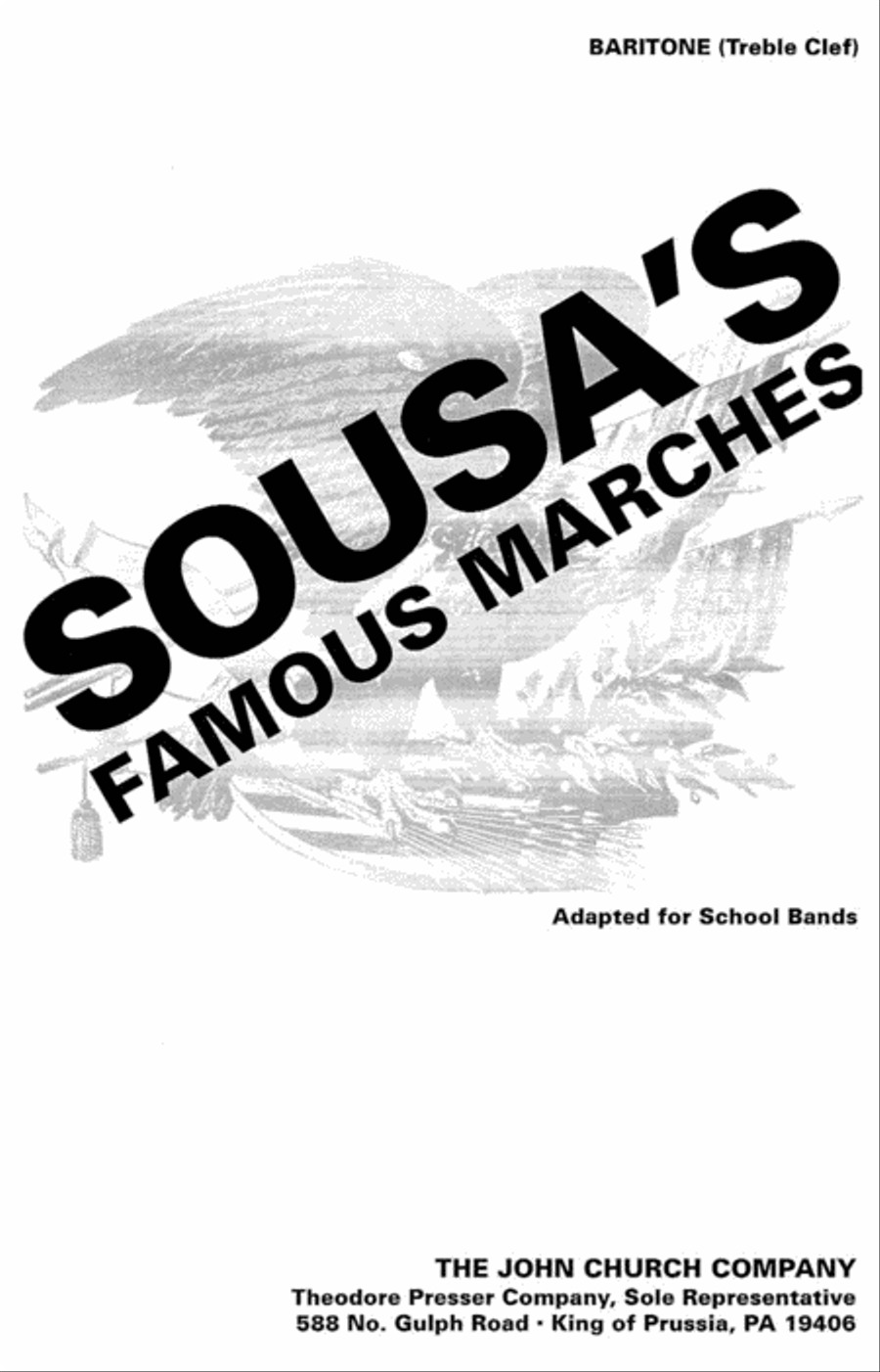 Sousa's Famous Marches Concert Band scores gallery preview page 1