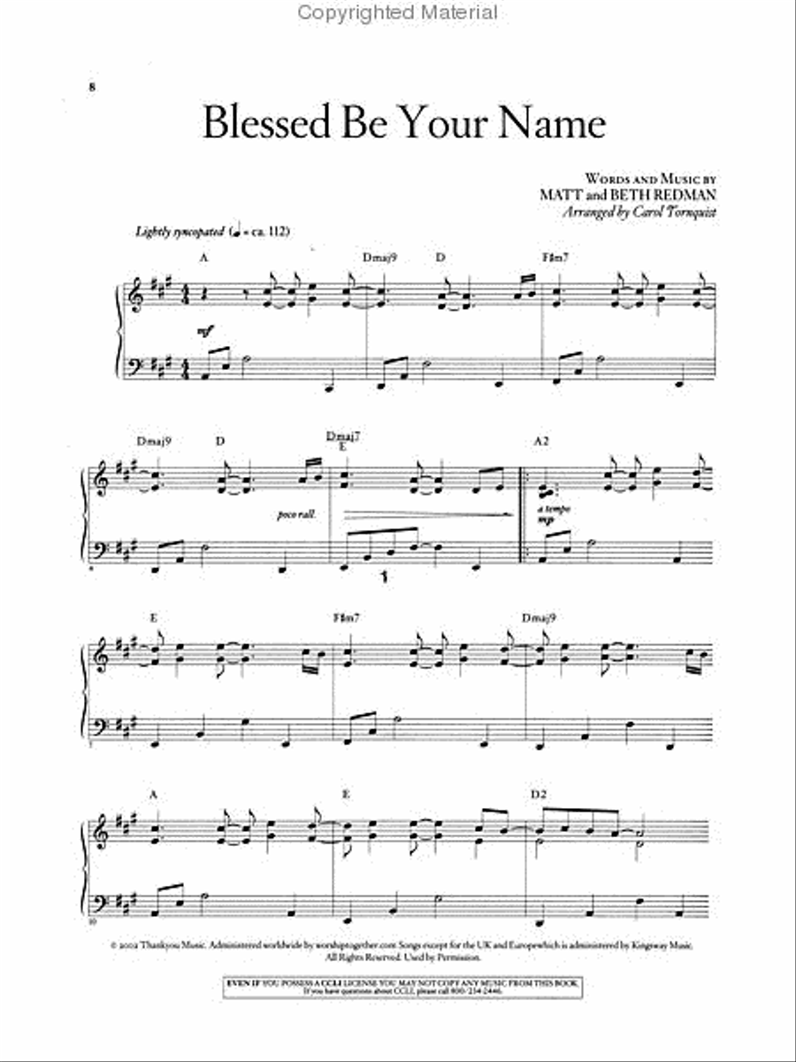 25 Top P&W Songs For Solo Piano V3 - Piano Folio