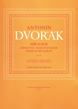 Book cover for Messe D-Dur, op. 86