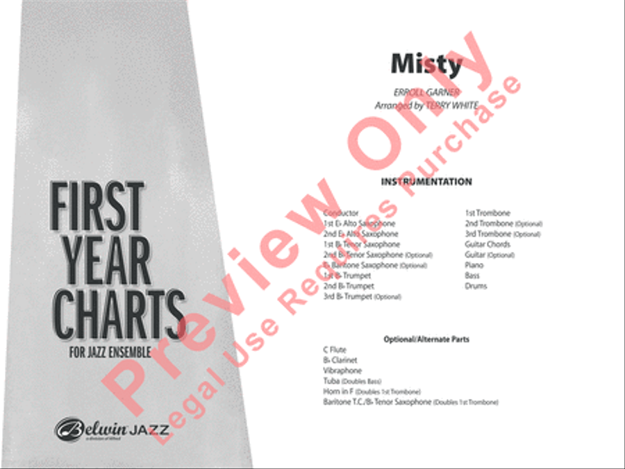 Misty Jazz Ensemble scores gallery preview page 2