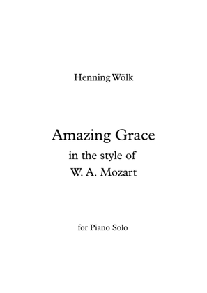 Amazing Grace in the style of W. A. Mozart