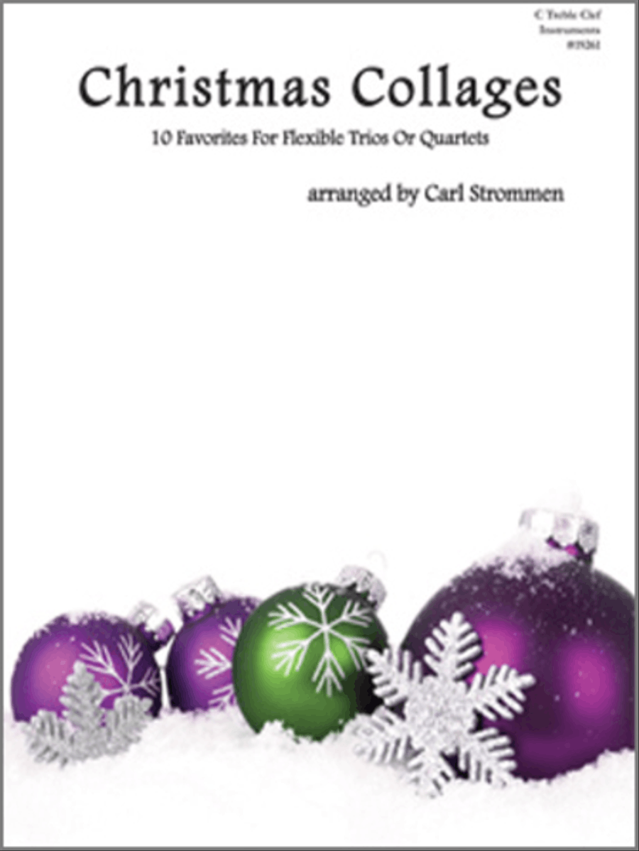 Christmas Collages - Bb Instruments Flexible/Adaptable scores gallery preview page 1