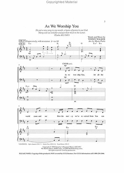 As We Worship You (Anthem) image number null