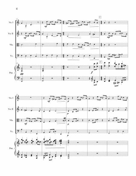 Sonata da Chiesa II for String Quartet and Piano