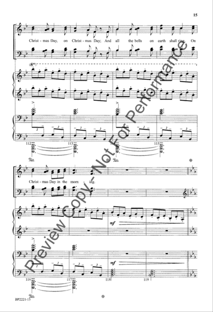 I Saw Three Ships - Hudson 4-Part scores gallery preview page 16