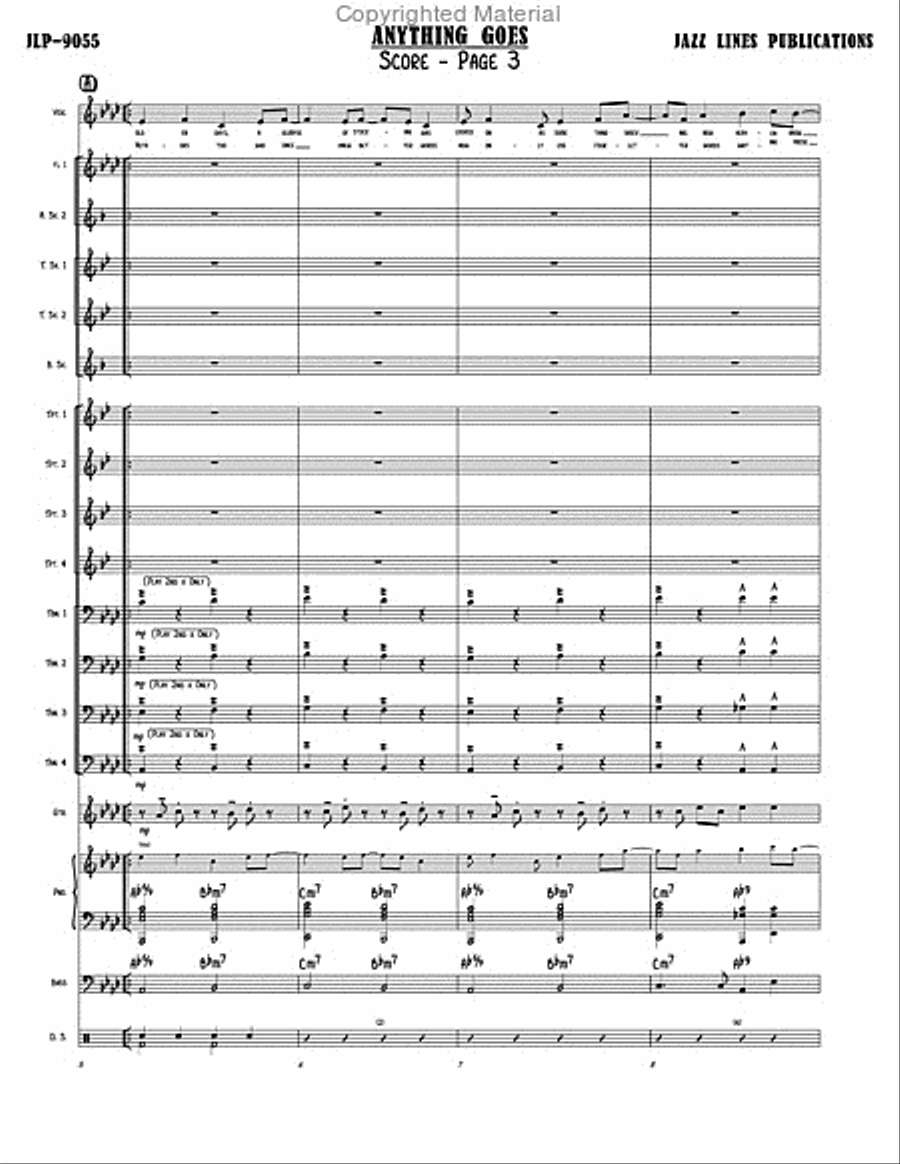 Anything Goes Big Band scores gallery preview page 4