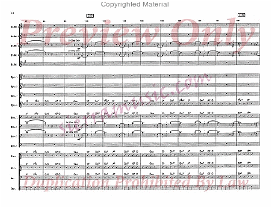 St. Thomas Big Band scores gallery preview page 11