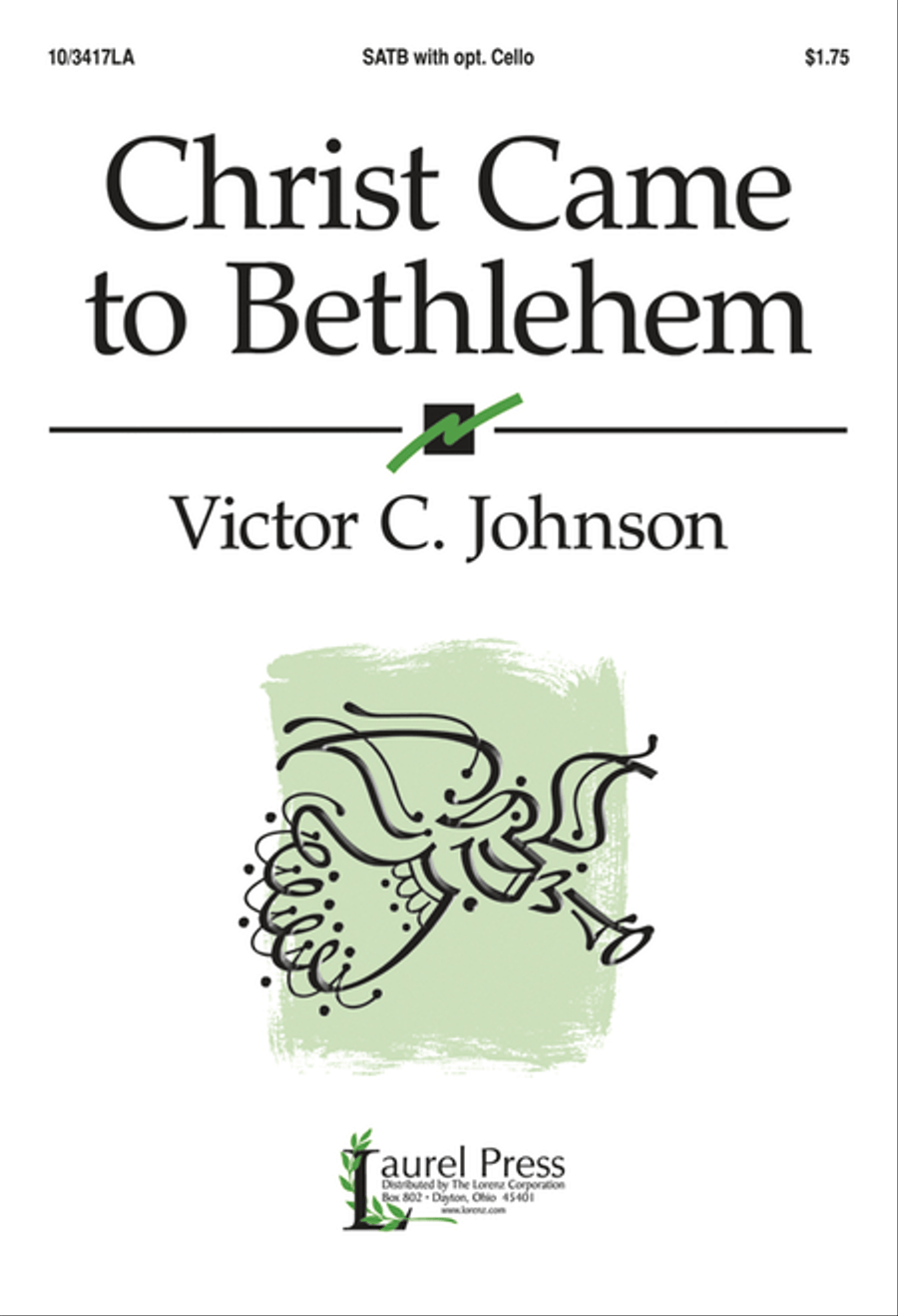 Christ Came to Bethlehem 4-Part scores gallery preview page 1