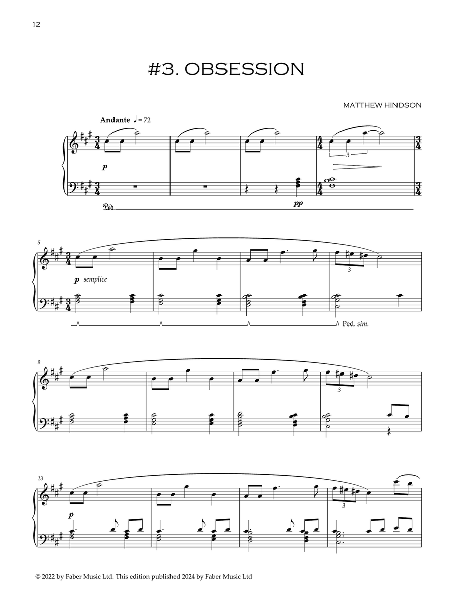 Sad Piano Piano Solo scores gallery preview page 3