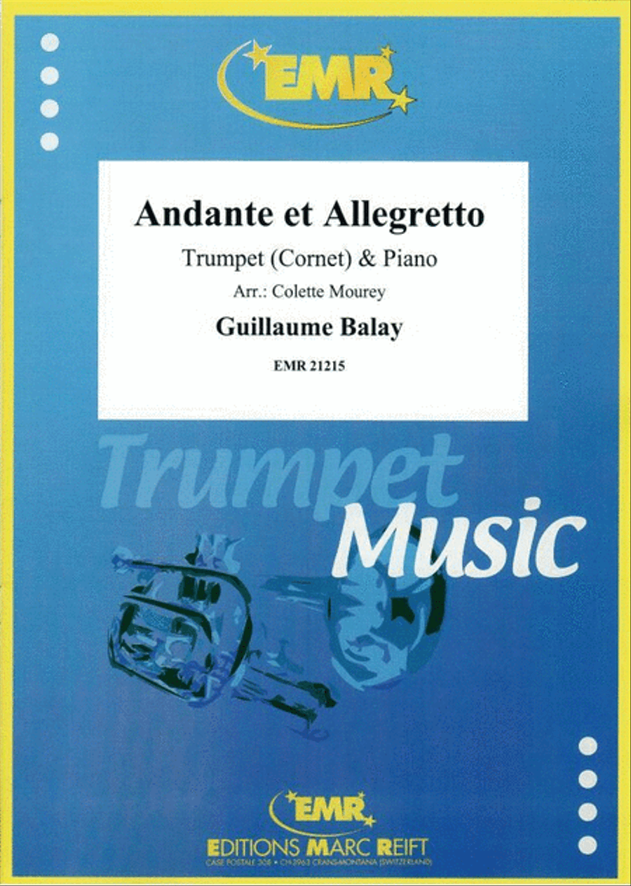 Andante et Allegretto Cornet scores gallery preview page 1
