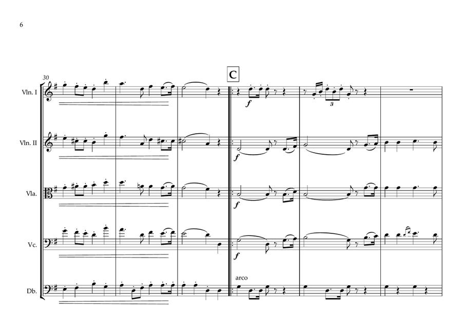 Vatican State National Anthem for String Orchestra String Orchestra scores gallery preview page 6