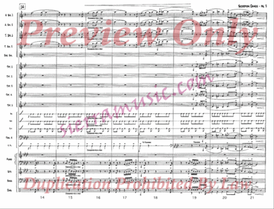 Scorpion Dance Scorpion Dance Jazz Ensemble scores gallery preview page 4