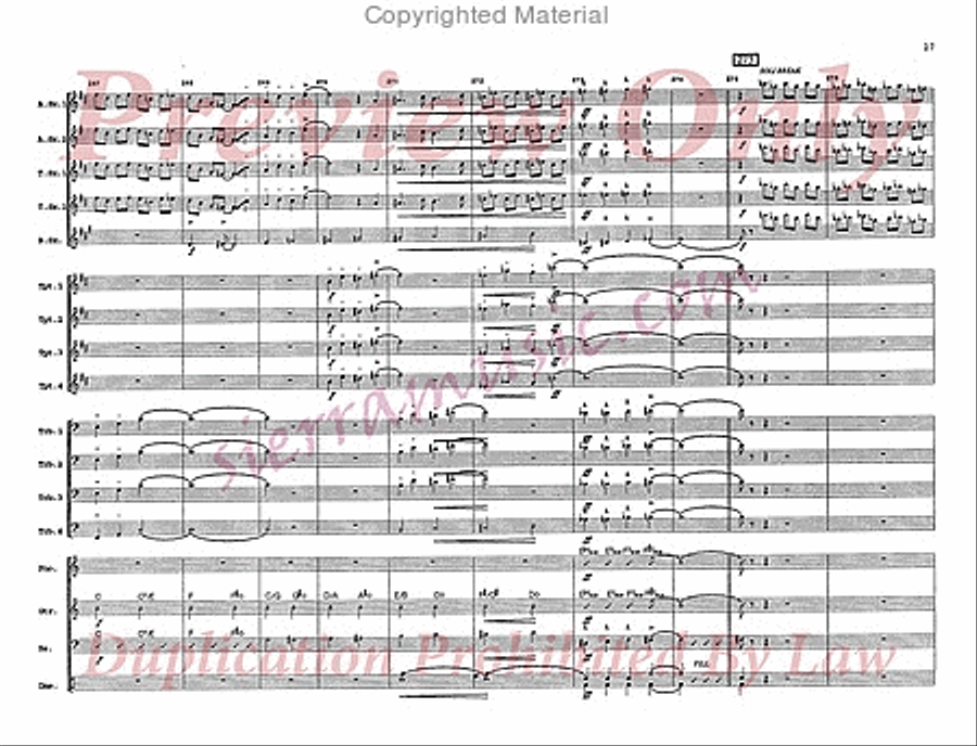St. Thomas Big Band scores gallery preview page 28