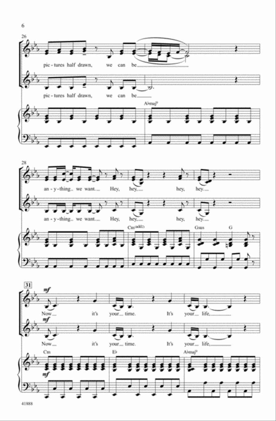 Unfinished Songs Unfinished Songs Choir scores gallery preview page 5