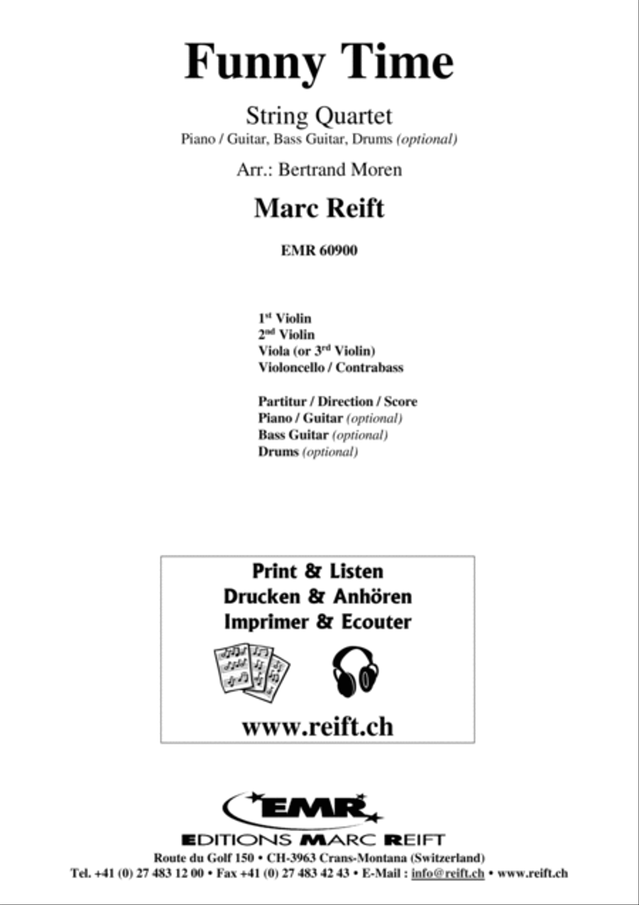 Funny Time String Quartet scores gallery preview page 2