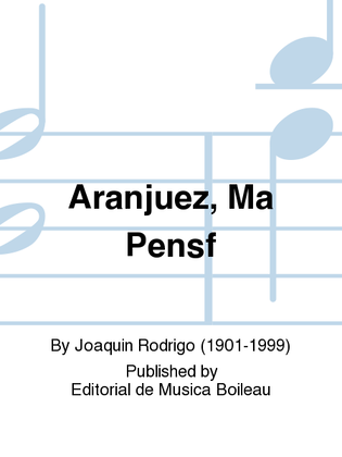 Book cover for Aranjuez, Ma Pensf