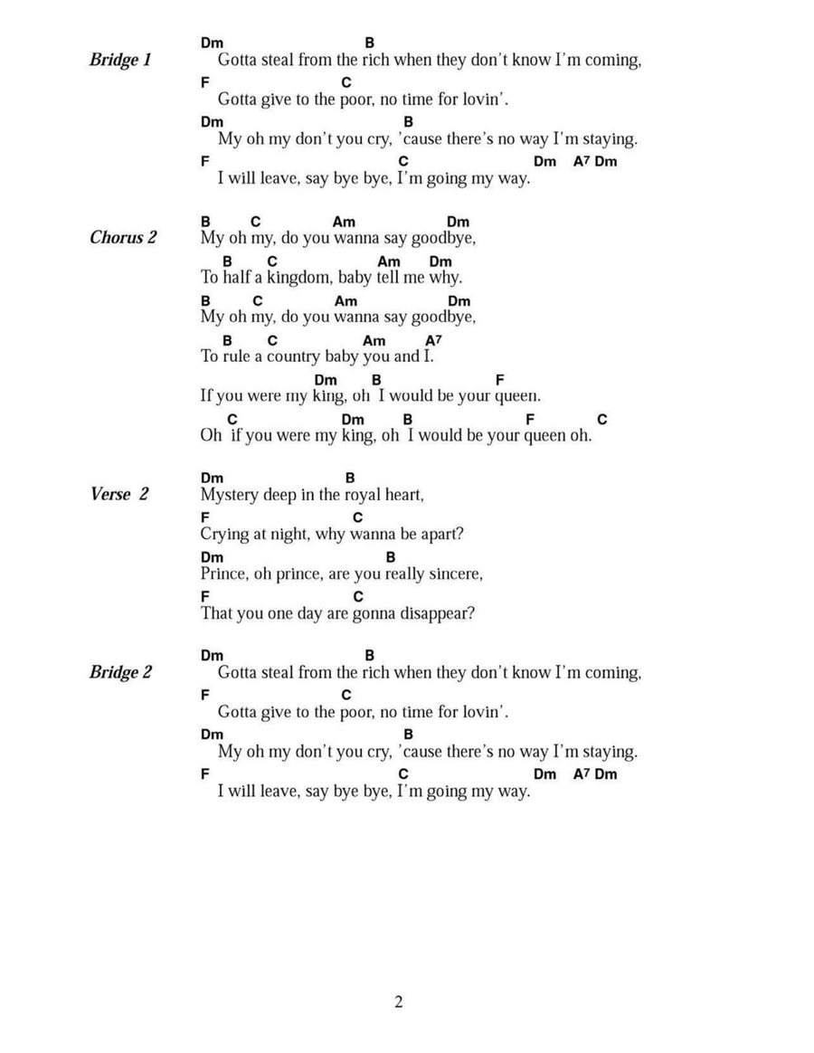 My Oh My Acoustic Guitar scores gallery preview page 2