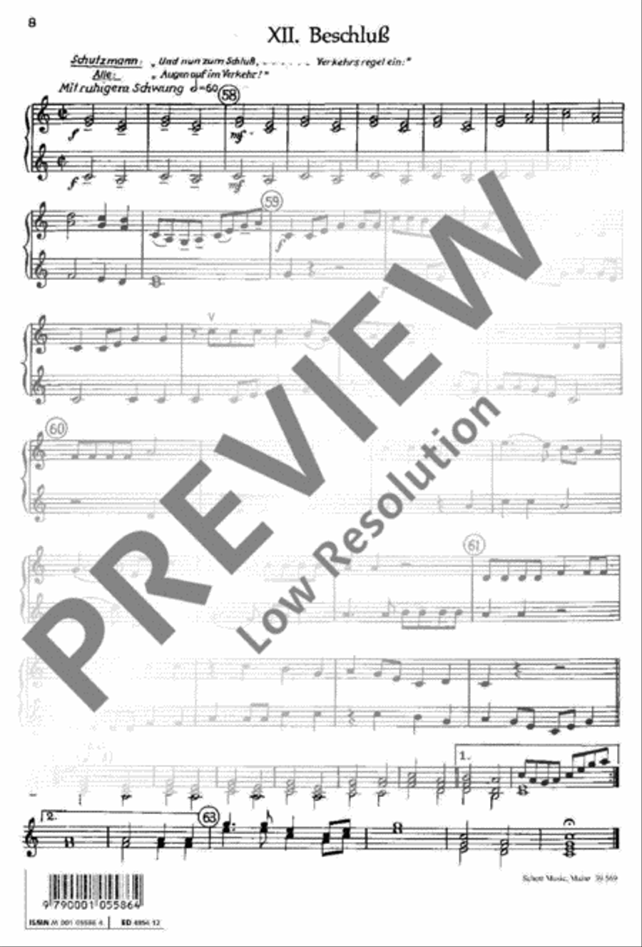 Augen auf im Verkehr! Part scores gallery preview page 9