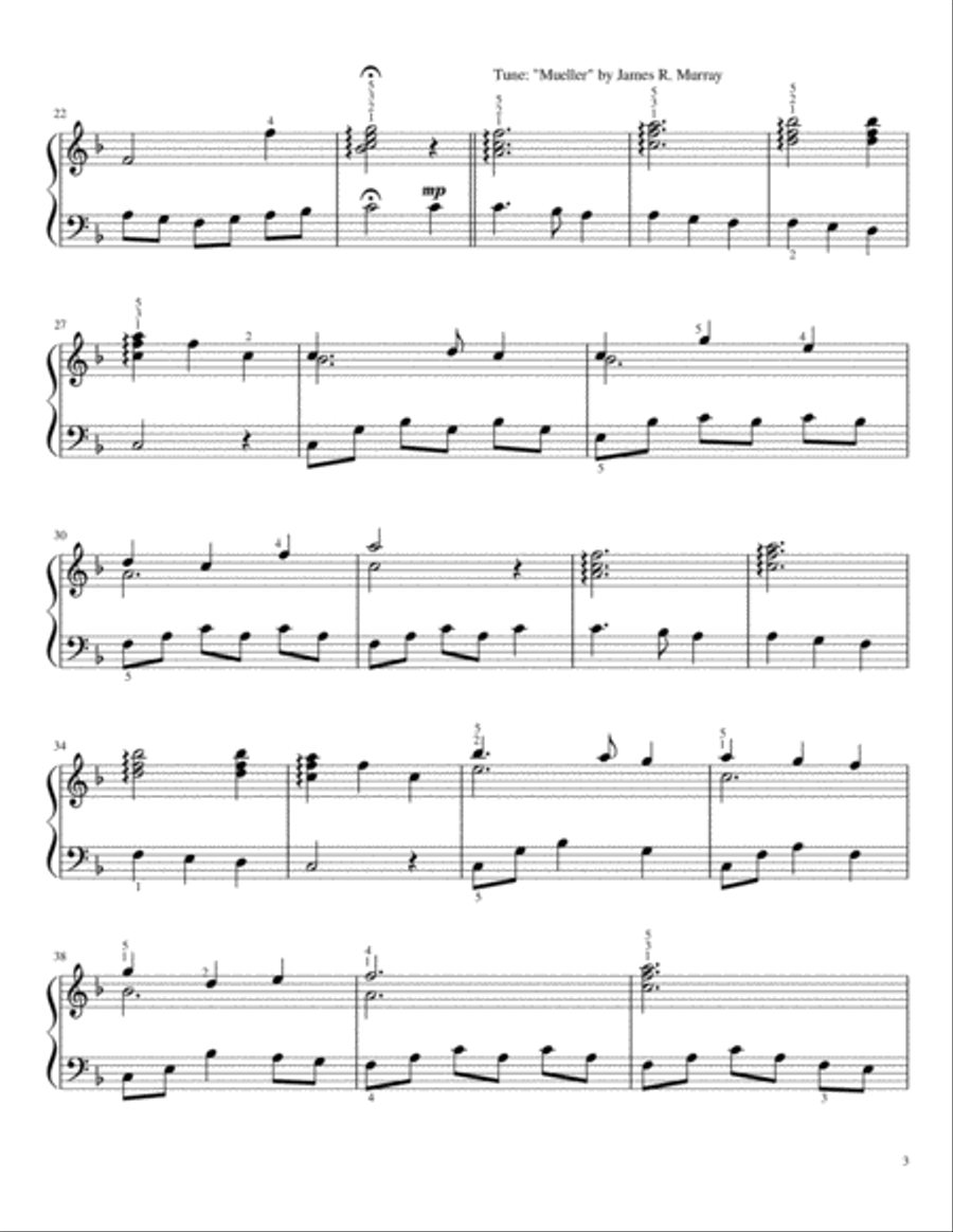 Away In a Manger (3 tunes: 