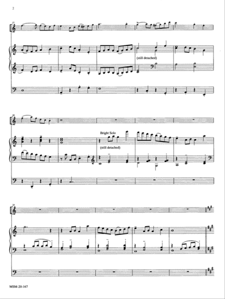 O Come, Little Children Flute scores gallery preview page 2
