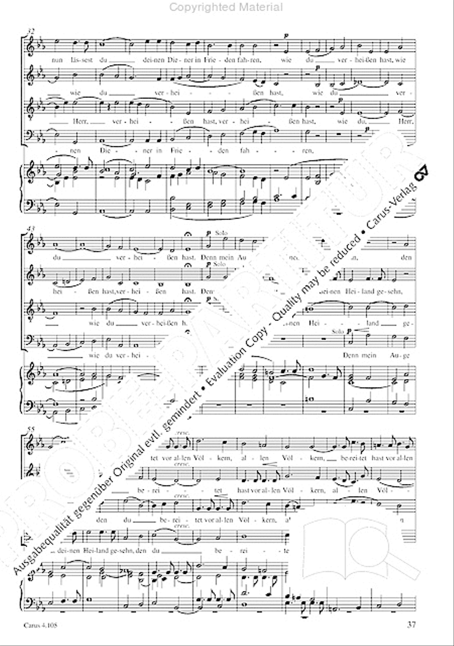 Choral collection Mendelssohn - editionchor Choir scores gallery preview page 38