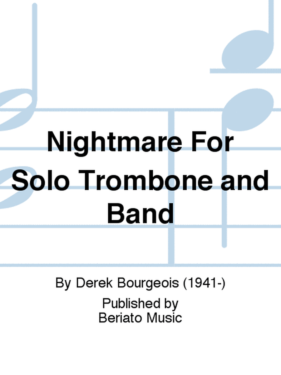 Nightmare For Solo Trombone and Band
