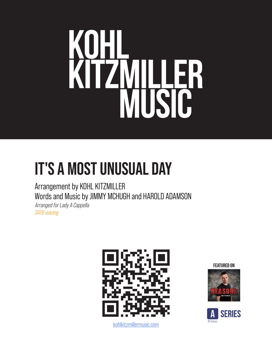 It's A Most Unusual Day 4-Part scores gallery preview page 1