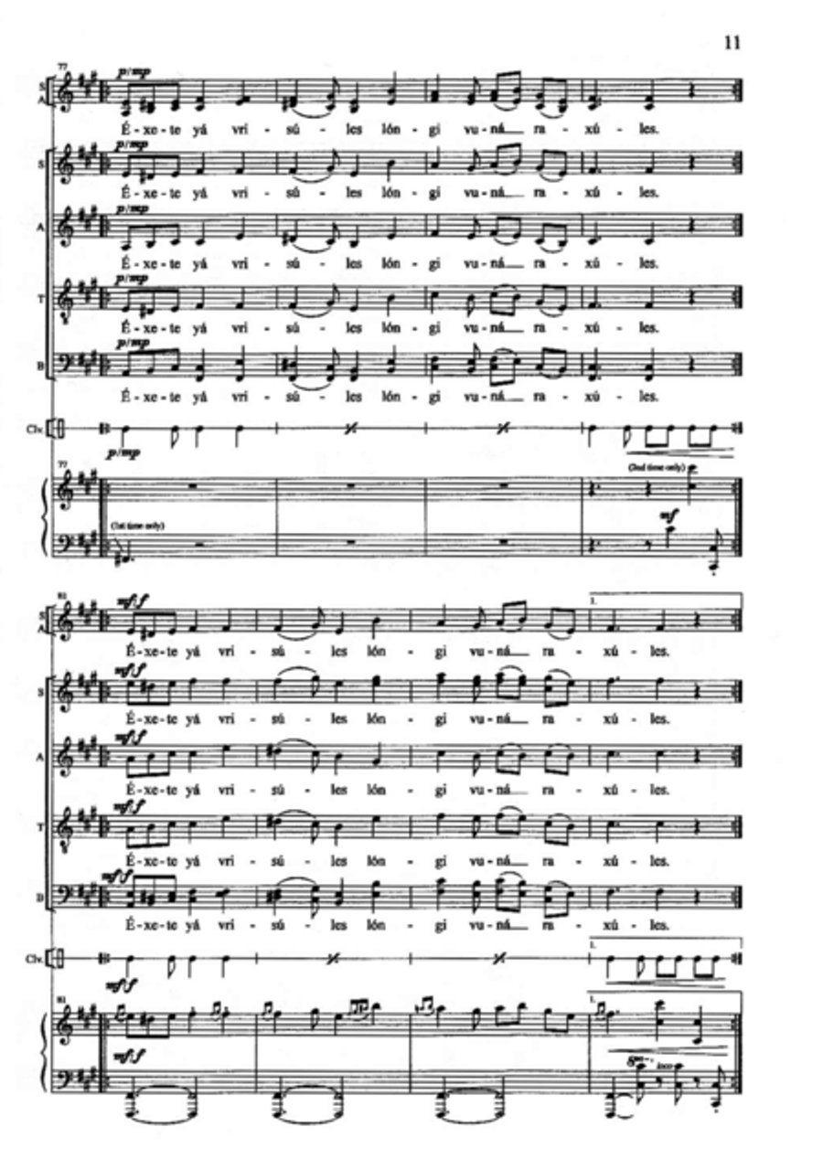 Dance of Zalongo Dance of Zalongo 4-Part scores gallery preview page 10