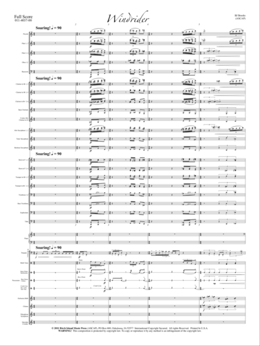 Windrider Concert Band - Sheet Music page 2