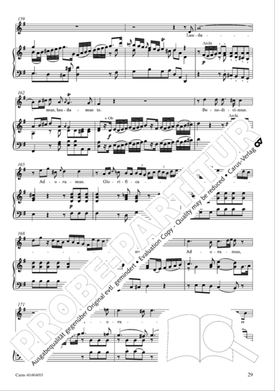 Grosse Mariazeller Messe in C 4-Part scores gallery preview page 38